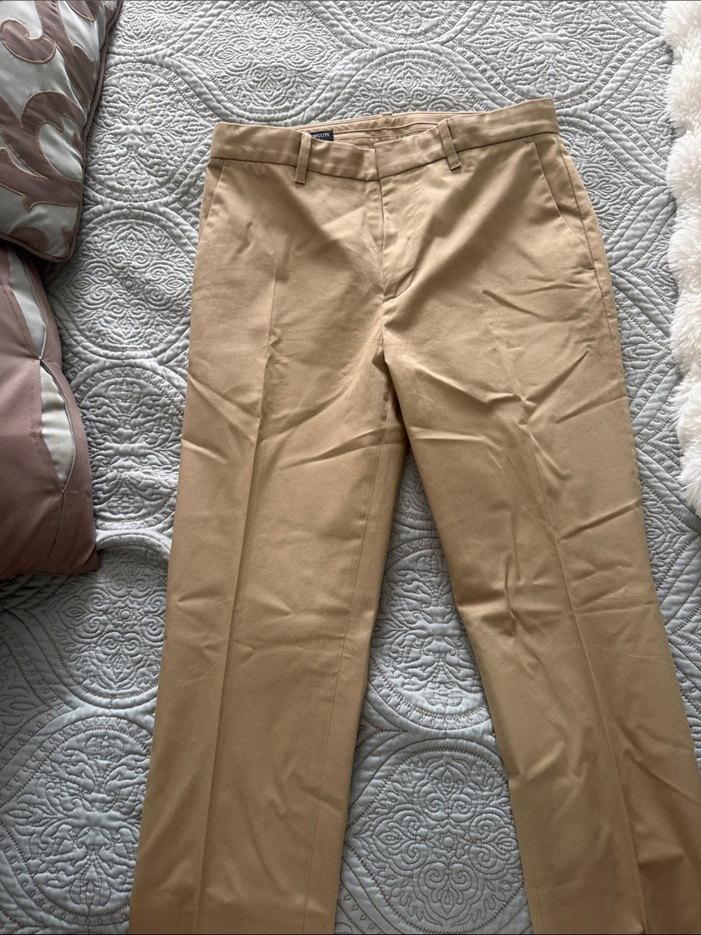 Crewcuts Khaki Straight-Leg Chinos - Tan